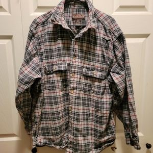 Moose Creek Men's Gray with Black &‎ Red Strips Size 2XL